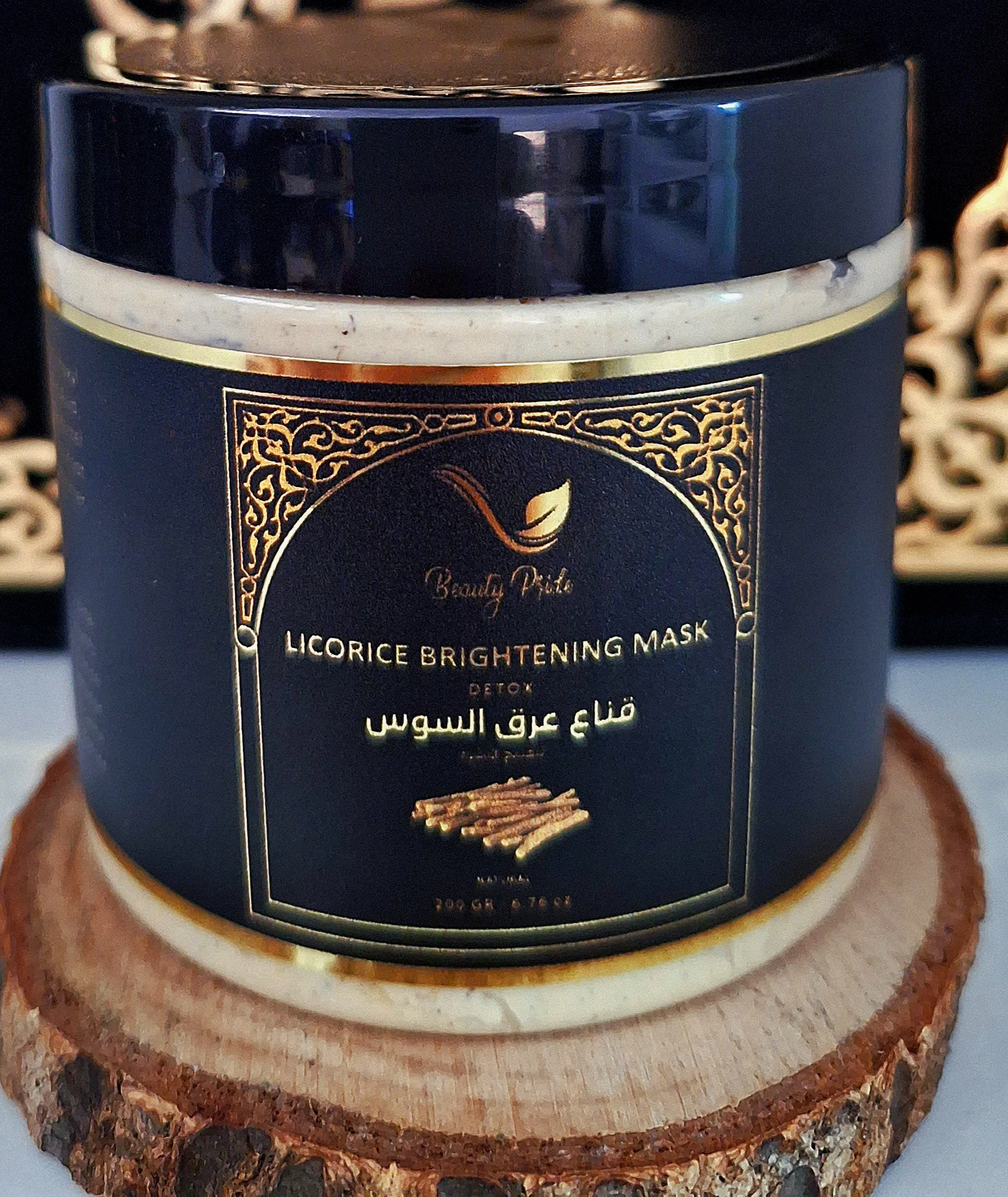 Premium Top Sell Super Whitening Lightening & Brightening Licorice Mud Paste For Face & Body  Rich Formula Low MOQ Factory Price