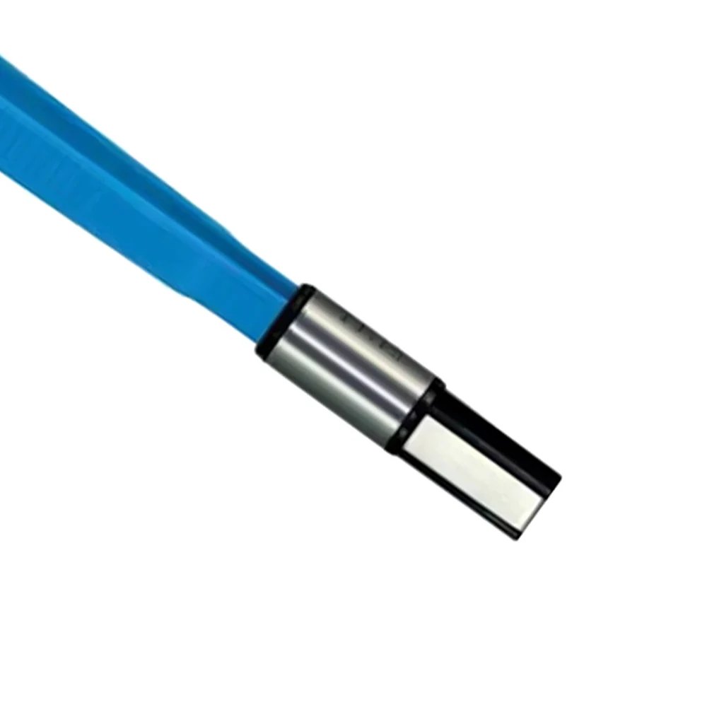 electrosurgical instruments Curved tip blue color coated Custom Pointed Bipolar forceps With custom Color