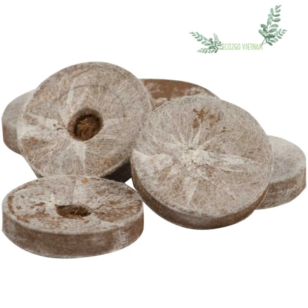 Coconut Peat Pellets/ Coconut Coir Soil Plant Seedling With Cheap Price From Eco2go Vietnam
