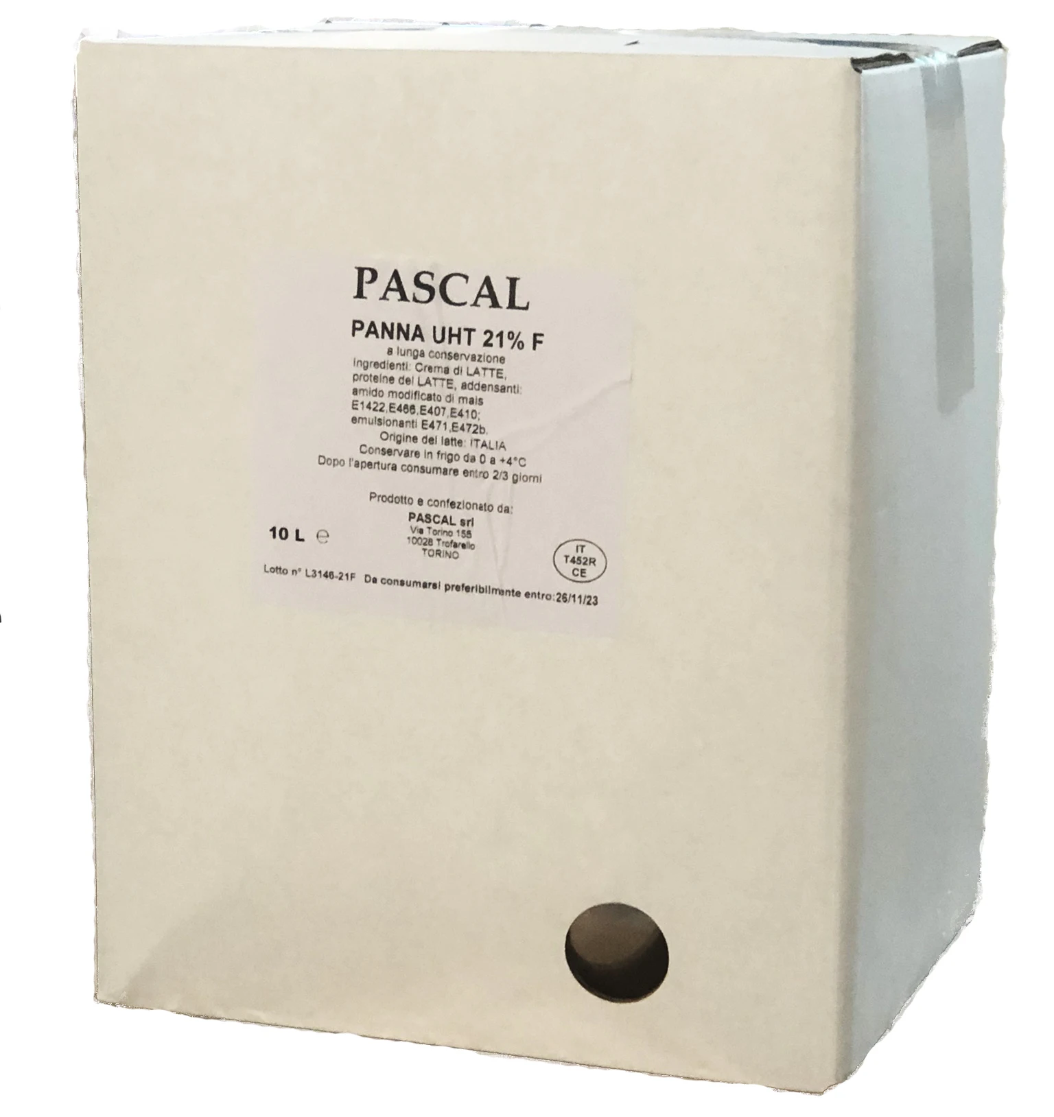 Высококачественный итальянский кулинарный Крем La panna di Pa 21% жирный белый жирный кирпич 1Л для HORECA и магазина