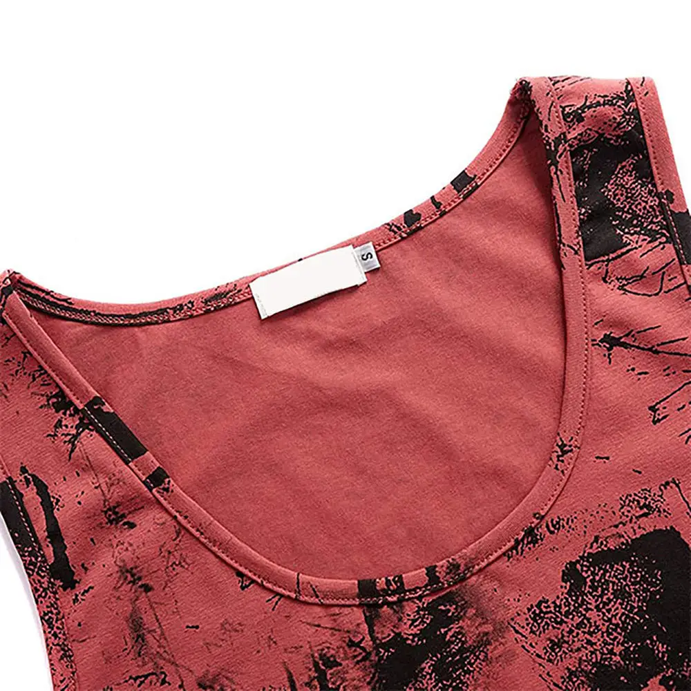 Men tanktop sleeveless sports logo custom tank top men gym print travel vest gym tank top