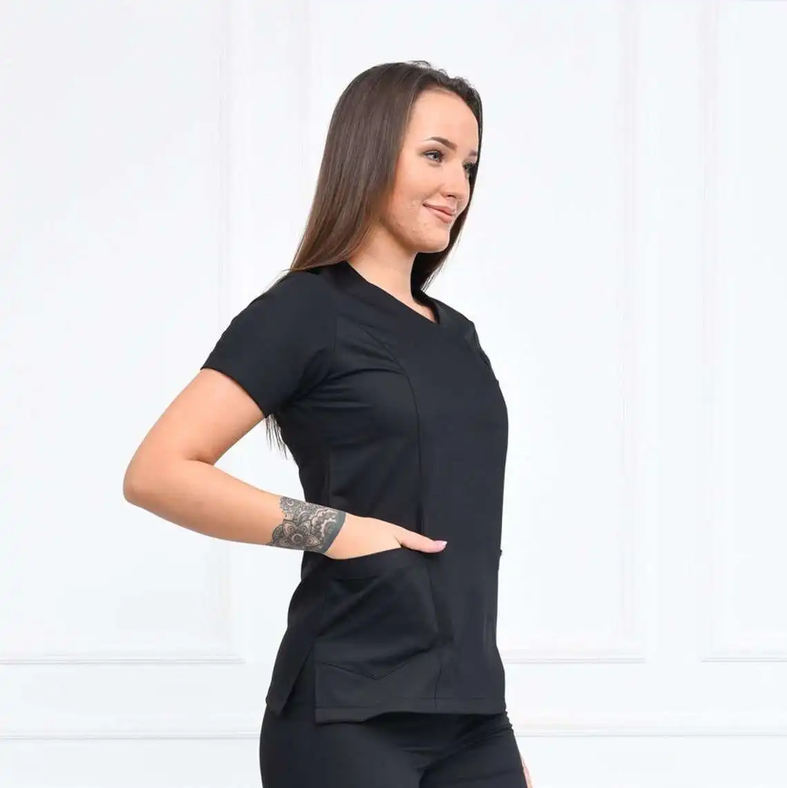 Hot sale Medical Scrubs Uniforms Cherokee Women Scrub Nurse Uniform Sets For Hospital OEM Service