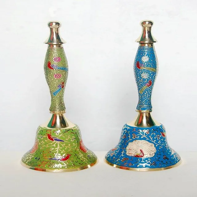 brass shiny polished metal antique bell