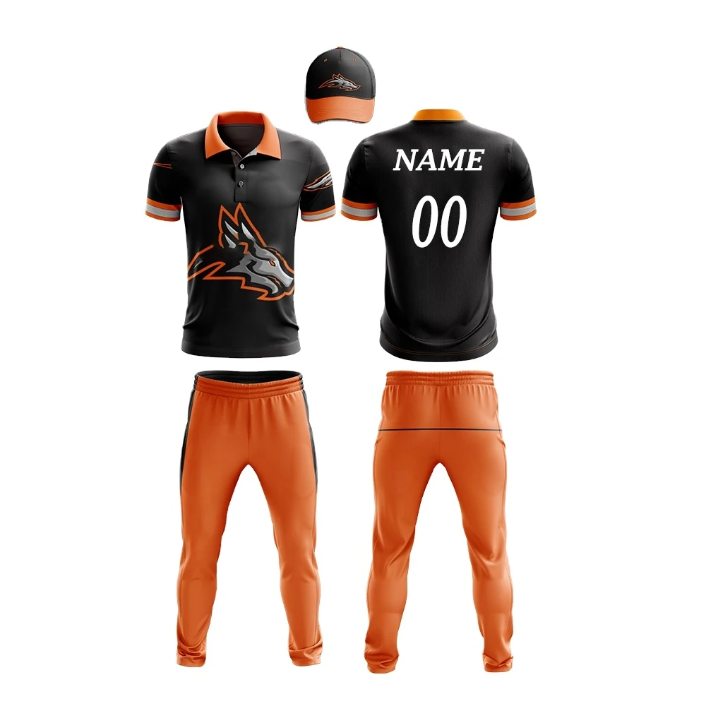 Cricket Uniform Pants and Jersey with Light Weight Comfortable Print Logo and Number Cricket Uniform