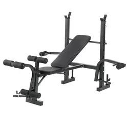 Gym Fitness Equipment Standard Coated Lifting Weight Set Adjustable Weight Bench