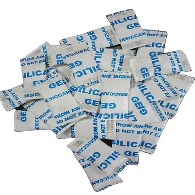 Wholesale custom natural Food Preservative 1 gram-10 grams indicator silica gel desiccant with color change oem supply for home