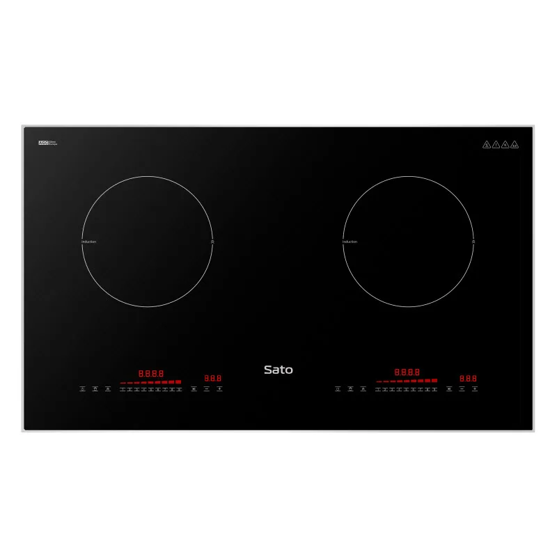 Sato OEM/ODM SIH377 N2.0 (B) Induction Cooktop Double Burner Outstanding Smart Inverter ELectric Stove Induction Cooker