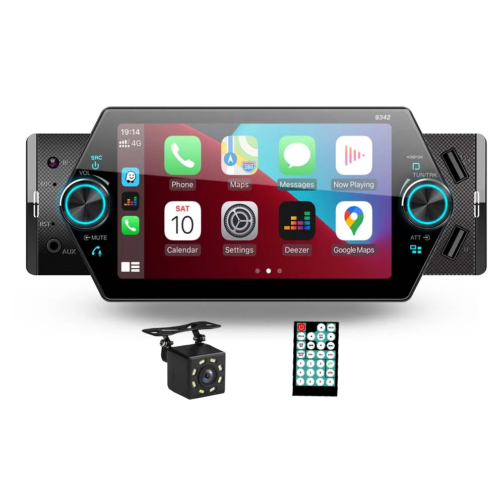 New arrival Single Din 5inch FM Car Radio with CarPlay Android auto Music Video BT Car MP5 Player