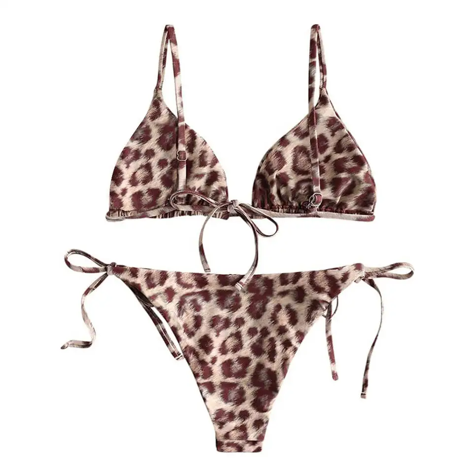 Sexy Neoprene Bikini Set Women Swimwear Two Pieces Swimsuit Bathing Suit Beach Wear V Neck Ladies Swimsuit Bikini Set