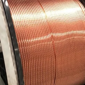 Copper stranded R5 diameter <8mm2 Bright Red Gold Color plastic Packing Good Price For Sale