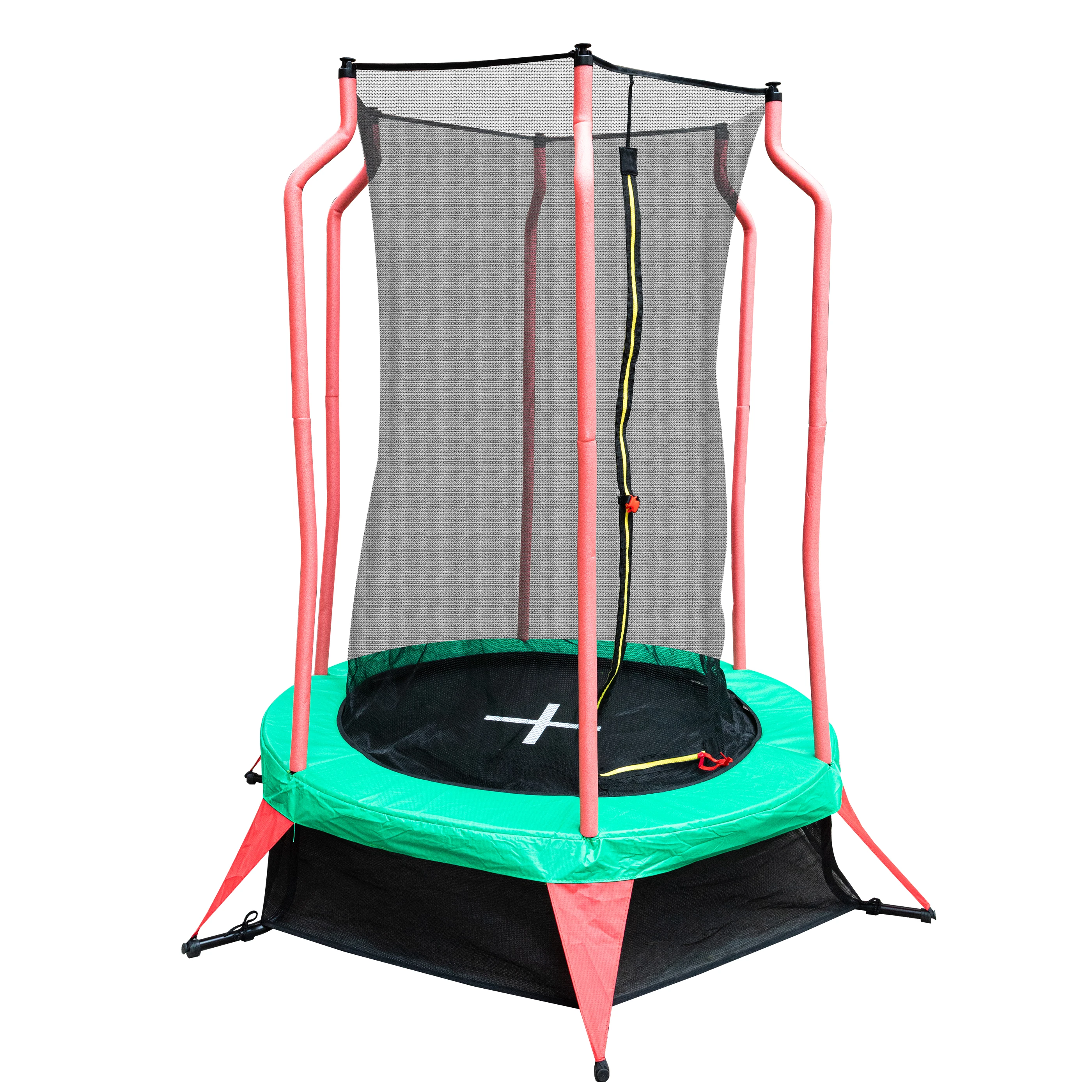 Good Quality 4.5FT Springfree Mini Trampoline with Enclosure Round Cheap Trampoline Indoor Trampoline for Kids