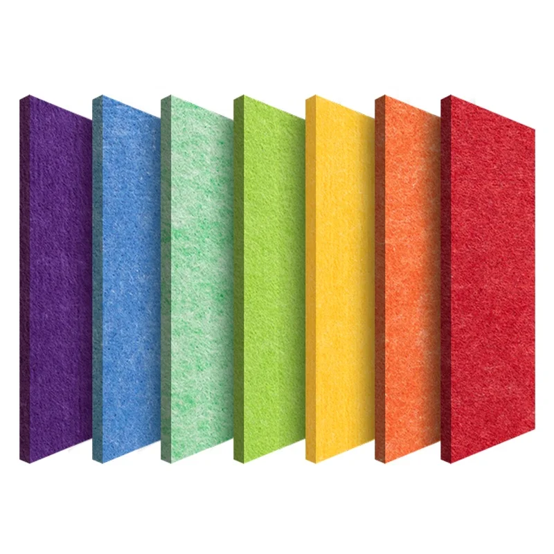 Yiacoustic Artistic Cut100% polyester fiber felt wave design ceiling soundproofing for school recording studio music room