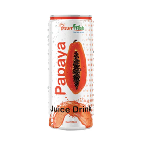 Papaya Fruit Juice Drink Fresh-Squeezed Daily Soft Drinks Can (Tinned) Puree Low-Carb Natural Instant Fruit Juice
