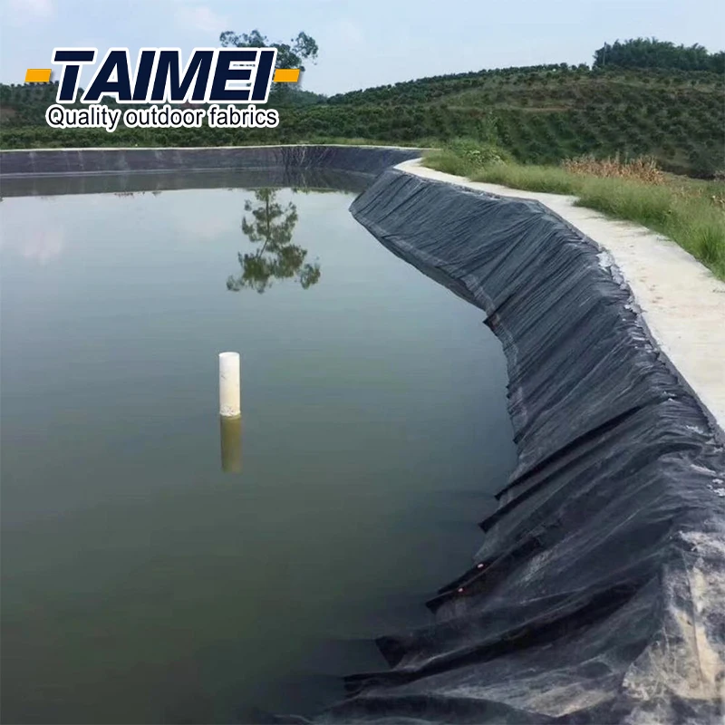 Tear Resistance Waterproofing Membrane HDPE Fish Geomembrane Plastic Pond Liner
