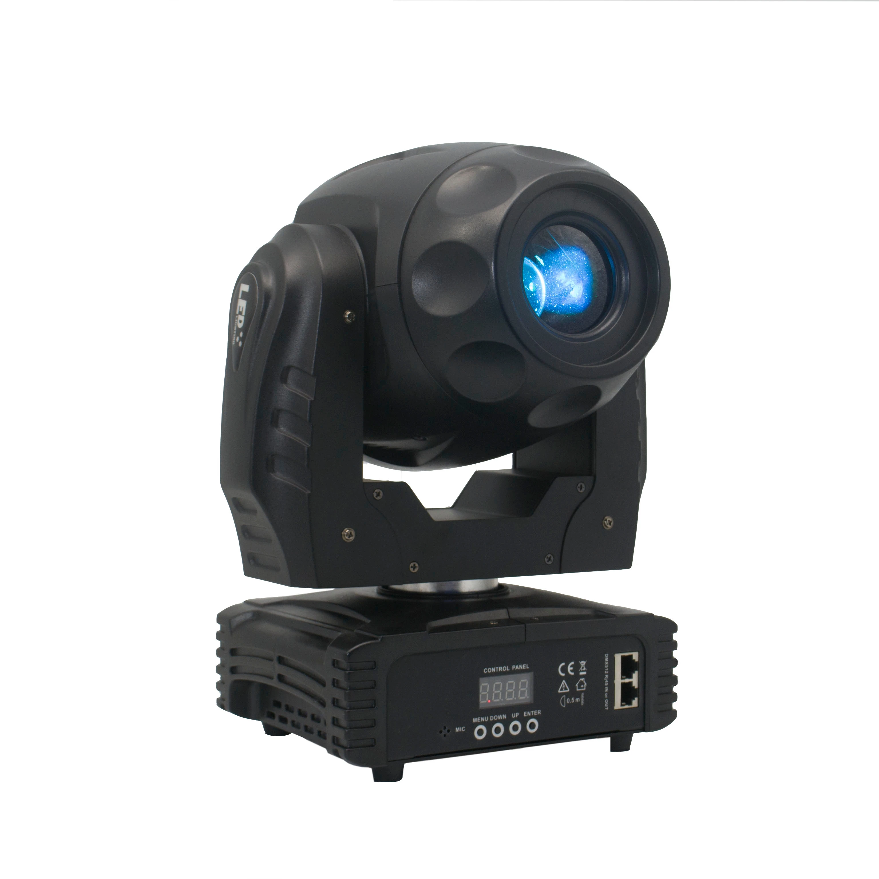 Motorized focus spot led stage light