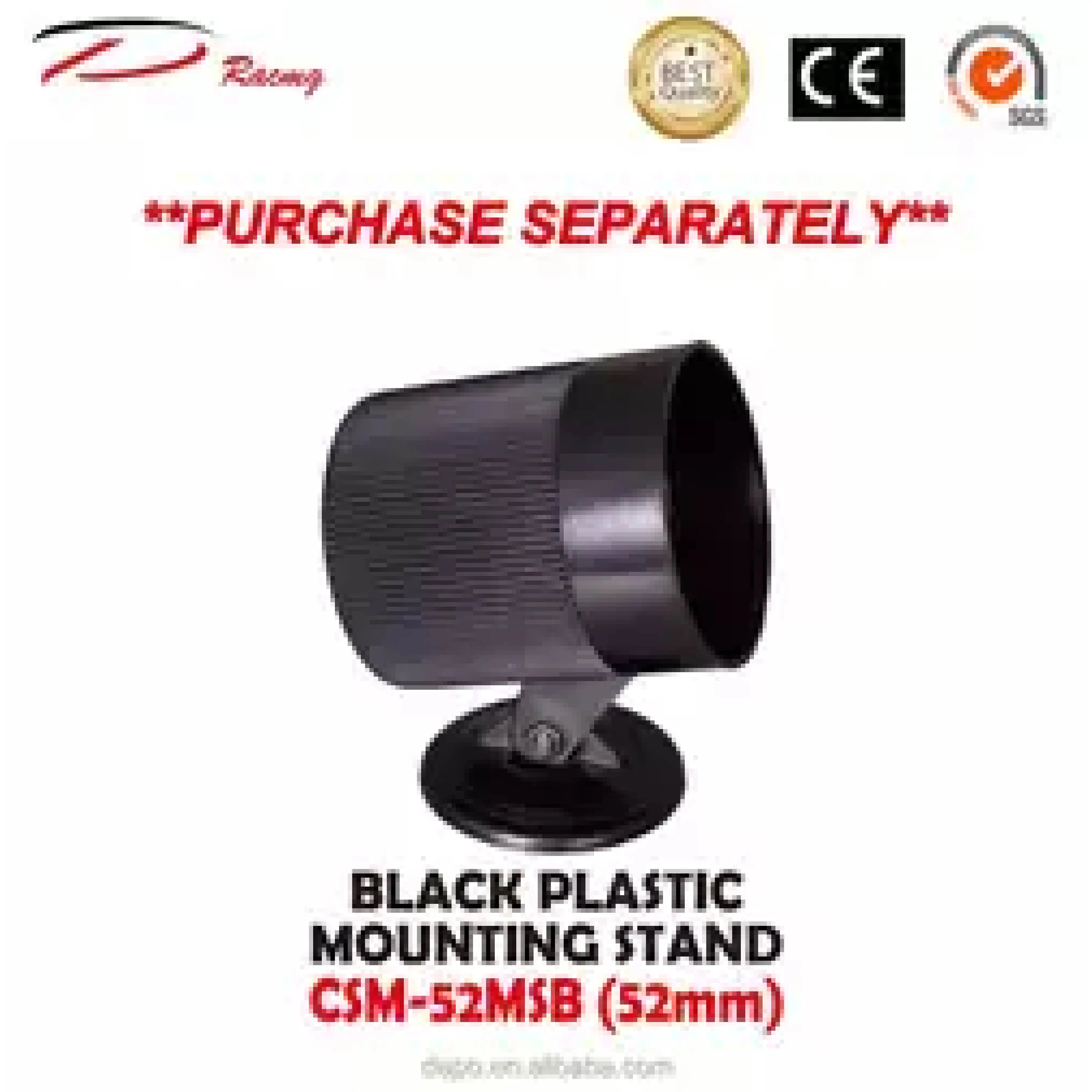 52mm Auto Car Pod Meter Gauge Cup Mounting Stand Universal Car Black Plastic Hold Dash Mount Holder