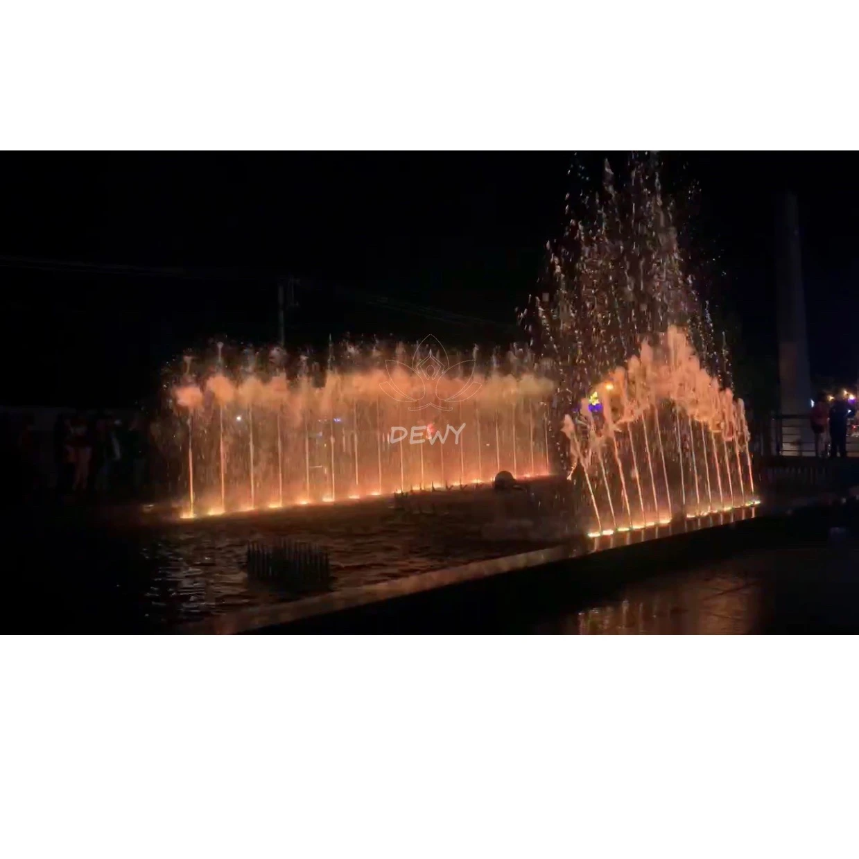 Филиппины Музыкальный танцевальный проект фонтана с водой