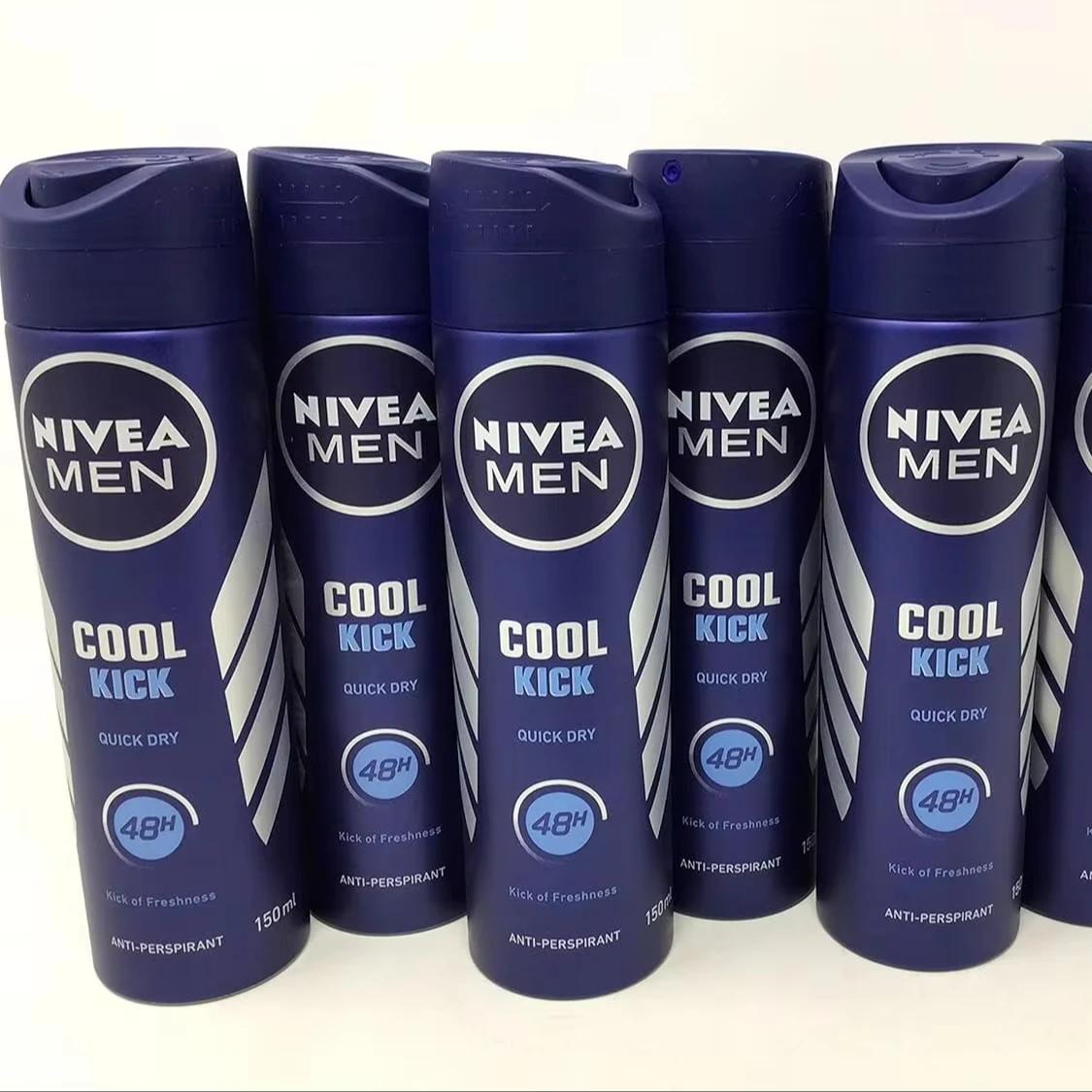 NIVEA MEN Cool Kick Anti-perspirant Deodorant Spray, 150ML (Pack Of 6)