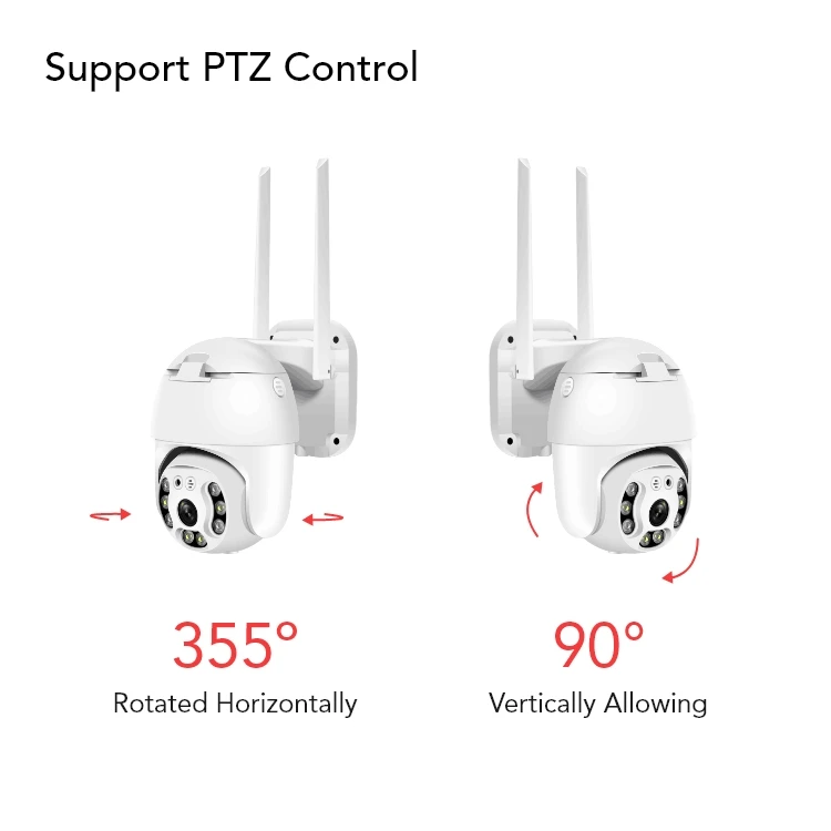 3MP camara ip camera IP65 waterproof wireless wifi surveillance smart security CCTV PTZ camera