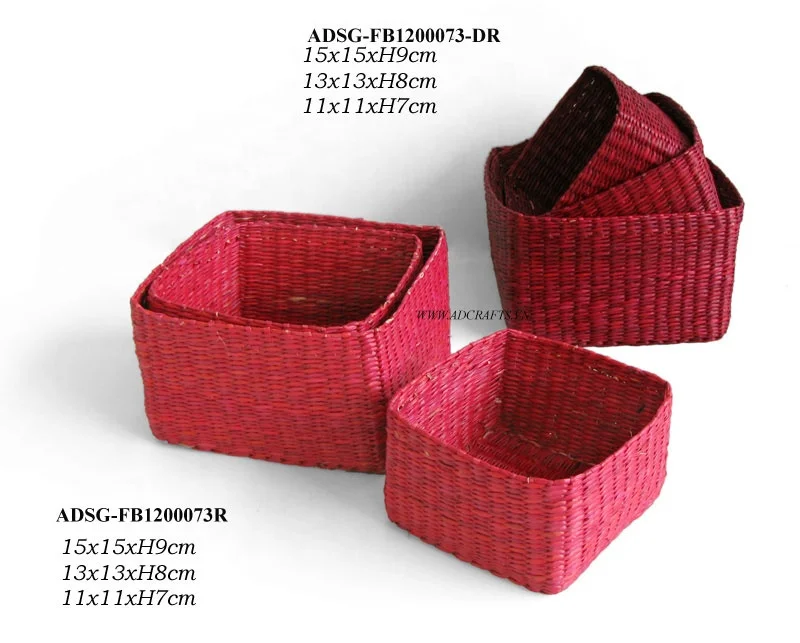 Factory Prices Multipurpose Large Hand Woven Storage Baskets For Home Decorative Made In Vietnam