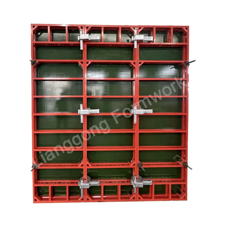 Concrete Metal Frame Marine Plywood Panel Column Mold Adjustable Aluminum Formwork System for Wall