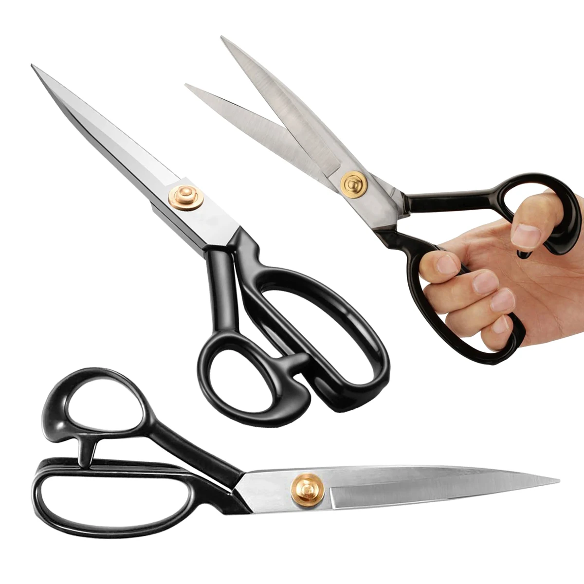 Tailor Shears Sharp High Carbon Steel Strength Fabric Scissors Professional Sewing shears for Leather Tailoring