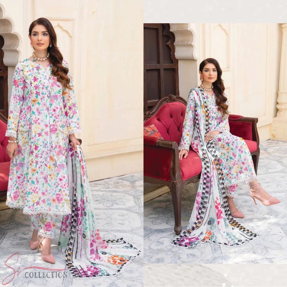 2024 Gulaal By Aalaya Vol 4 Luxury 3 Pc Dress Women Salwar Kameez Dupatta Ssumaira Collection Pakistani & Indian Suits