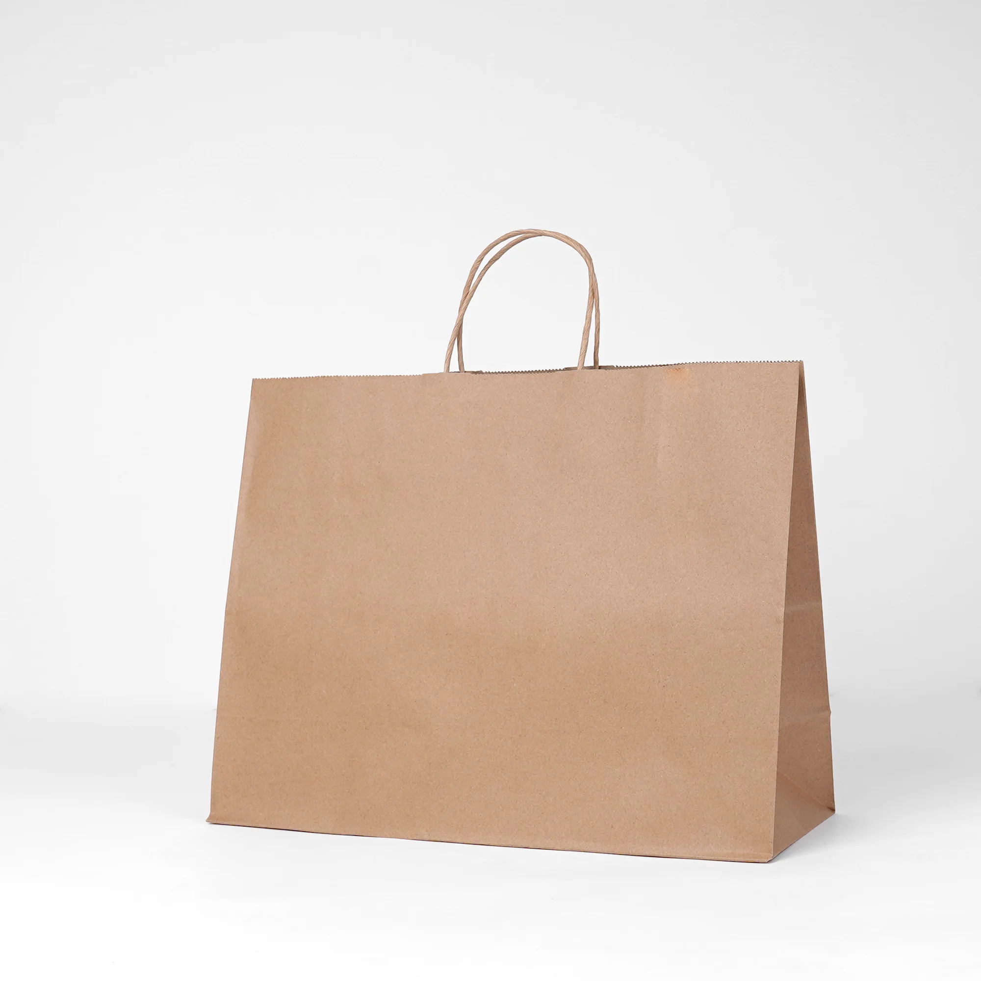 Environmental protection recyclable factory price kraft paper bag portable paper shopping gift paper bag