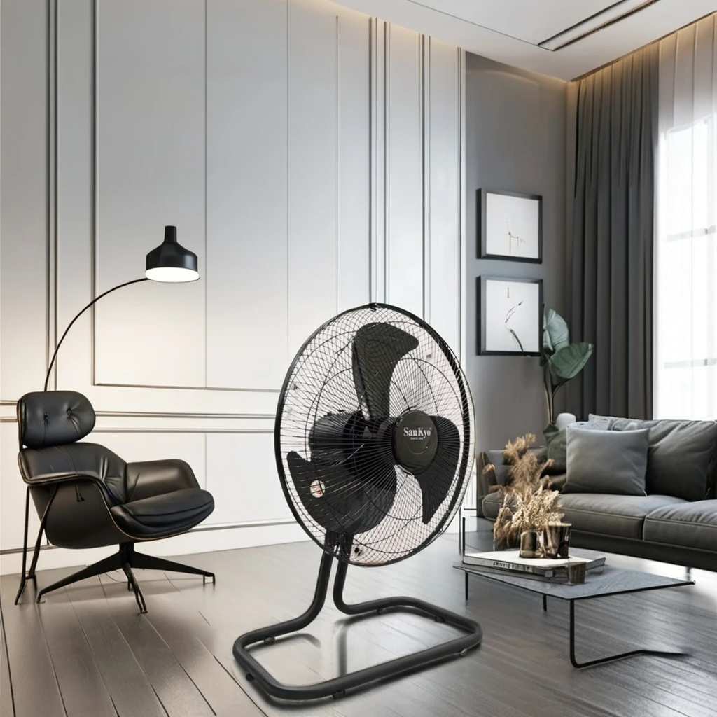 Hot Selling Vietnam-Made Electric Home Appliance Mechanical Control Floor Fan for Household Garage & Hotel Use Air Cooling Fan