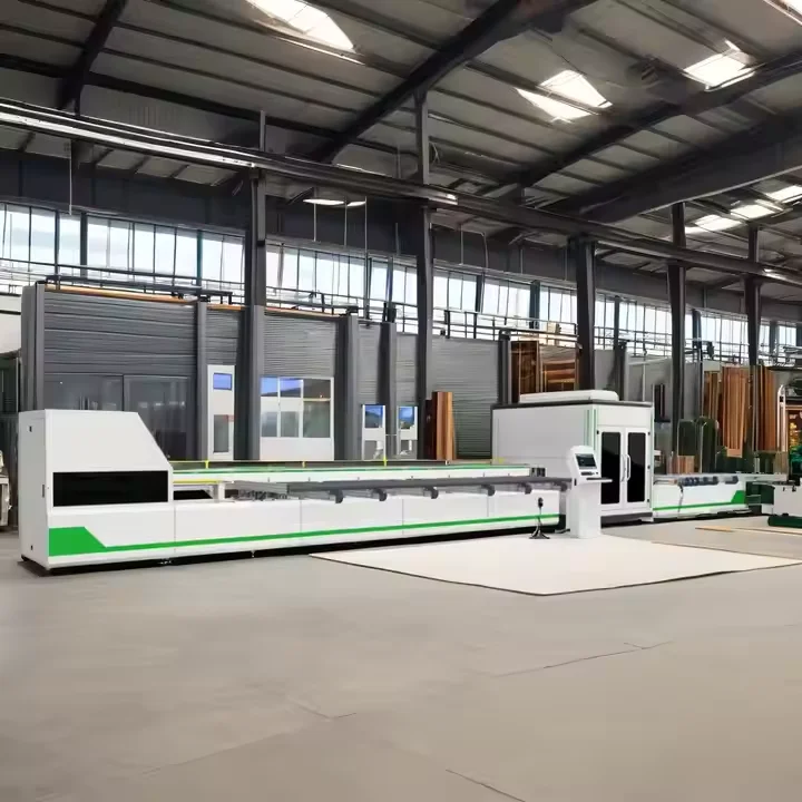 Automatic UPVC/Aluminum Milling Cutting Production Line New for Core Manufacturing Plants Glass Product Making Machinery