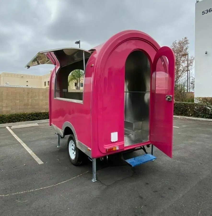 electric food truck  Mobile Food Trailer coffee carts food shop prefab mobile shops