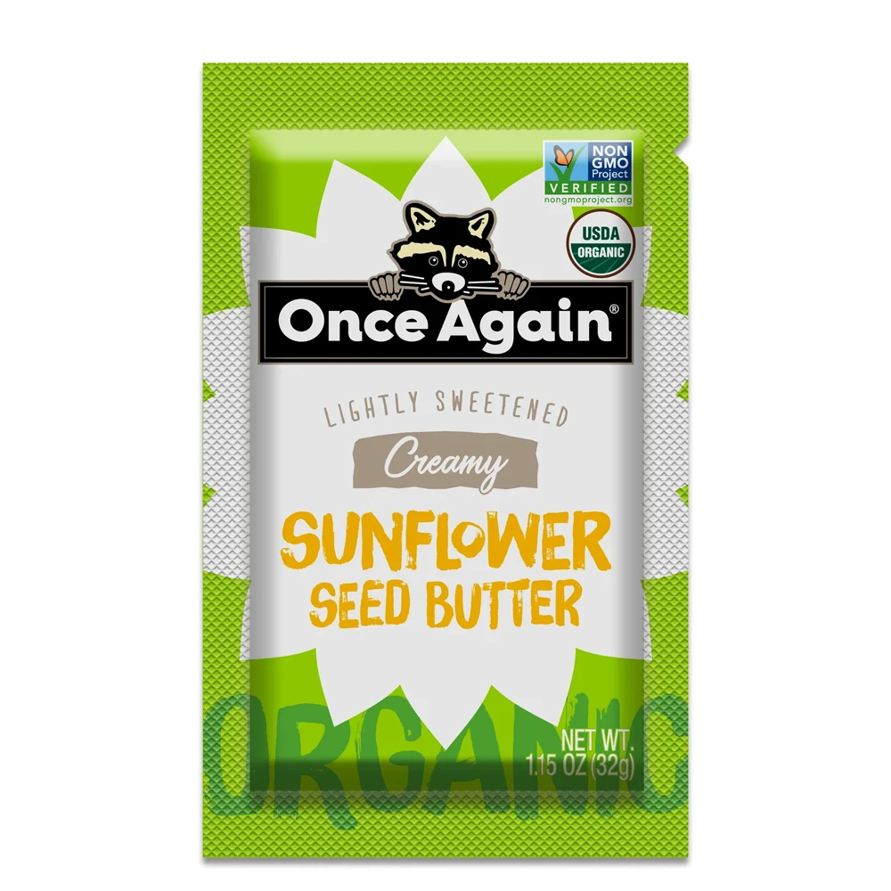 Premium Quality Organic Sunflower Butter Lightly Salted & Sweetened Peanut Free Gluten free Vegan Kosher Certified Pack of 10