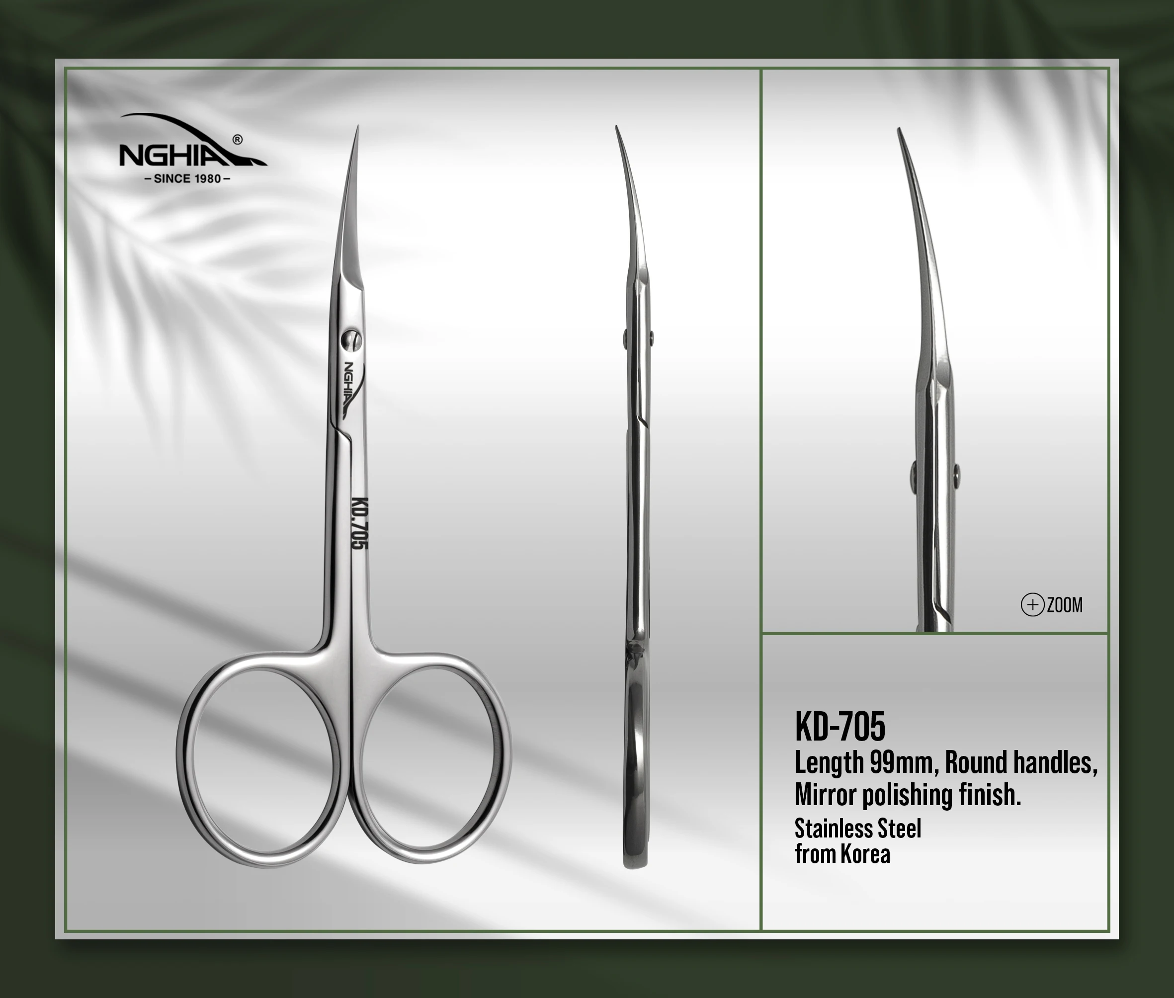 Ножницы для кутикулы из нержавеющей стали