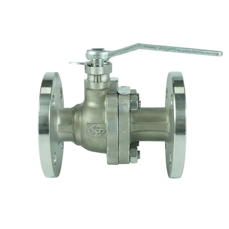 DKV ANSI 150# Flanged Ball Valve DN25 PN16 stainless steel Flange End Ball Valve SS304 SS316 2PC Flanged Ball Valve 150LB