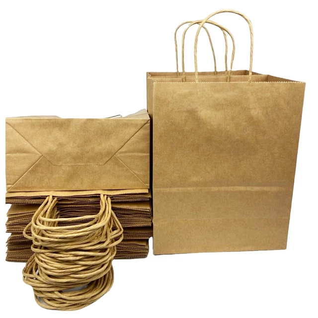 New Design High Quality Ladies Shoulder Bag Biodegradable Brown Paper Bags