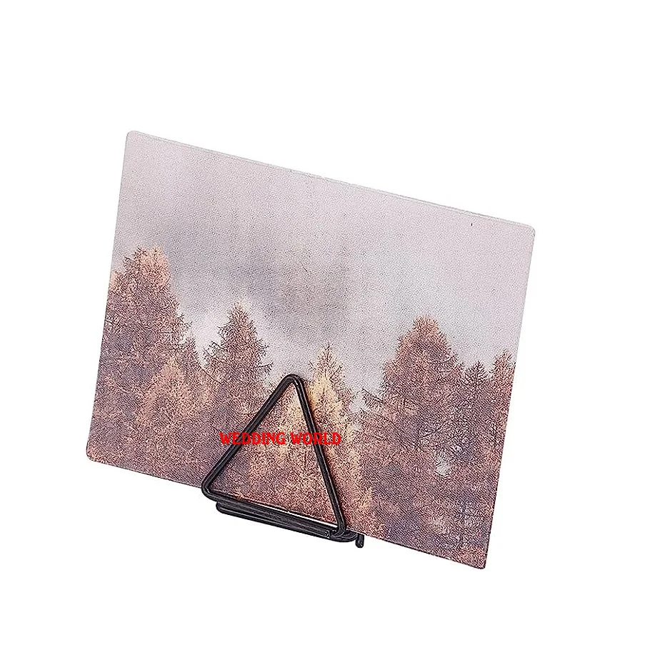 Best Design Card Stand Premium Look Customized Set Of Three Different Sizes Card Holder Top Selling Best Quality Menu Stand