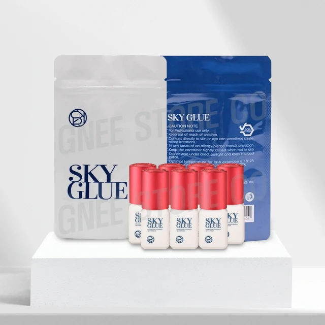 Клей Sky S + 5 мл для наращивания ресниц Корея оригинальный клей Red Cap быстросохнущий стойкий частная этикетка