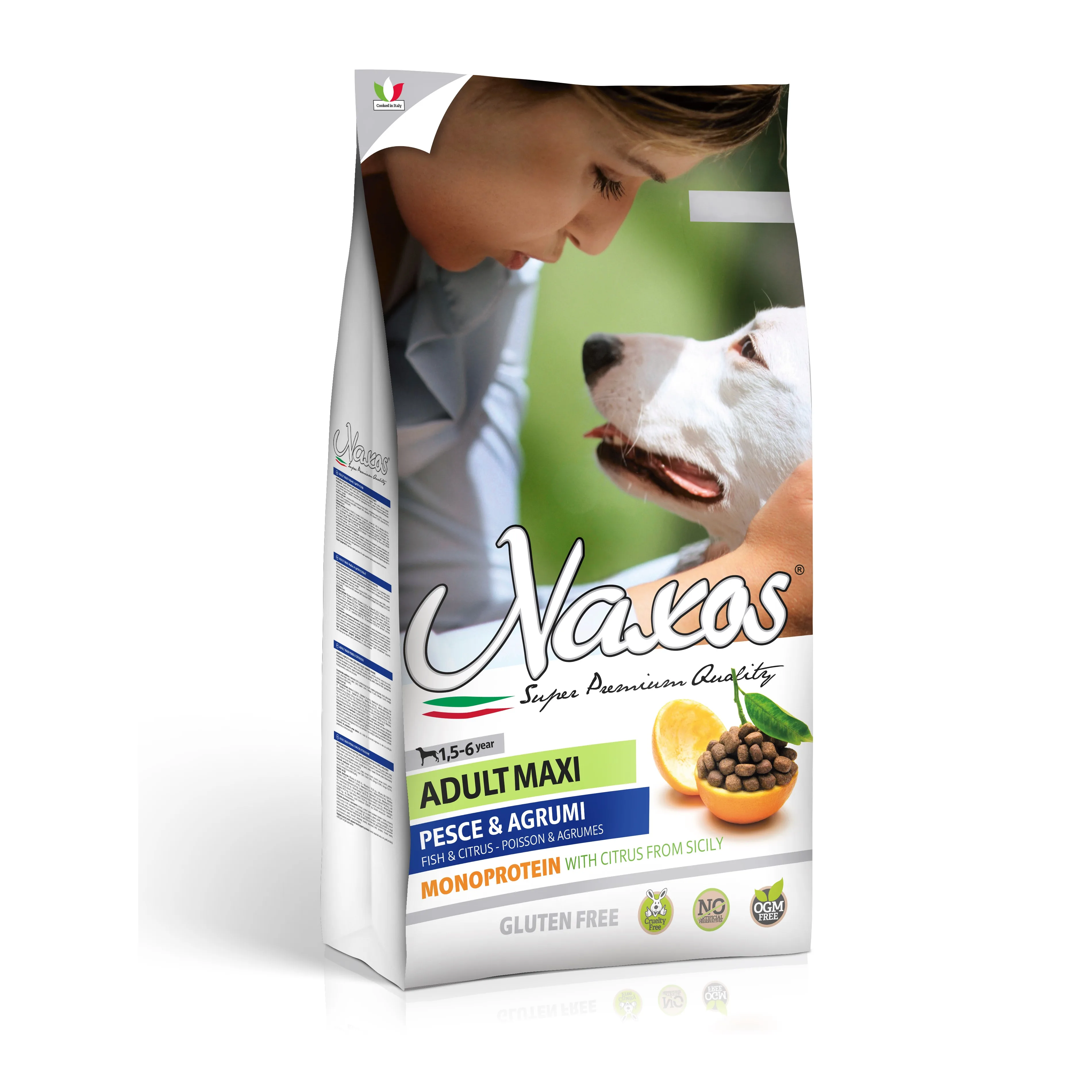 Low Price Food Dog Made in Italy Dried Fish Protein Content Adult Dog Food for Large Size Dog 12kg