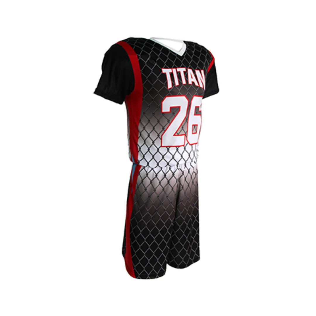 Top Quality Sublimation Design Breathable Lacrosse Uniform Sets Factory Manufacturing Cheap Price Customized Lacrosse Uniforms