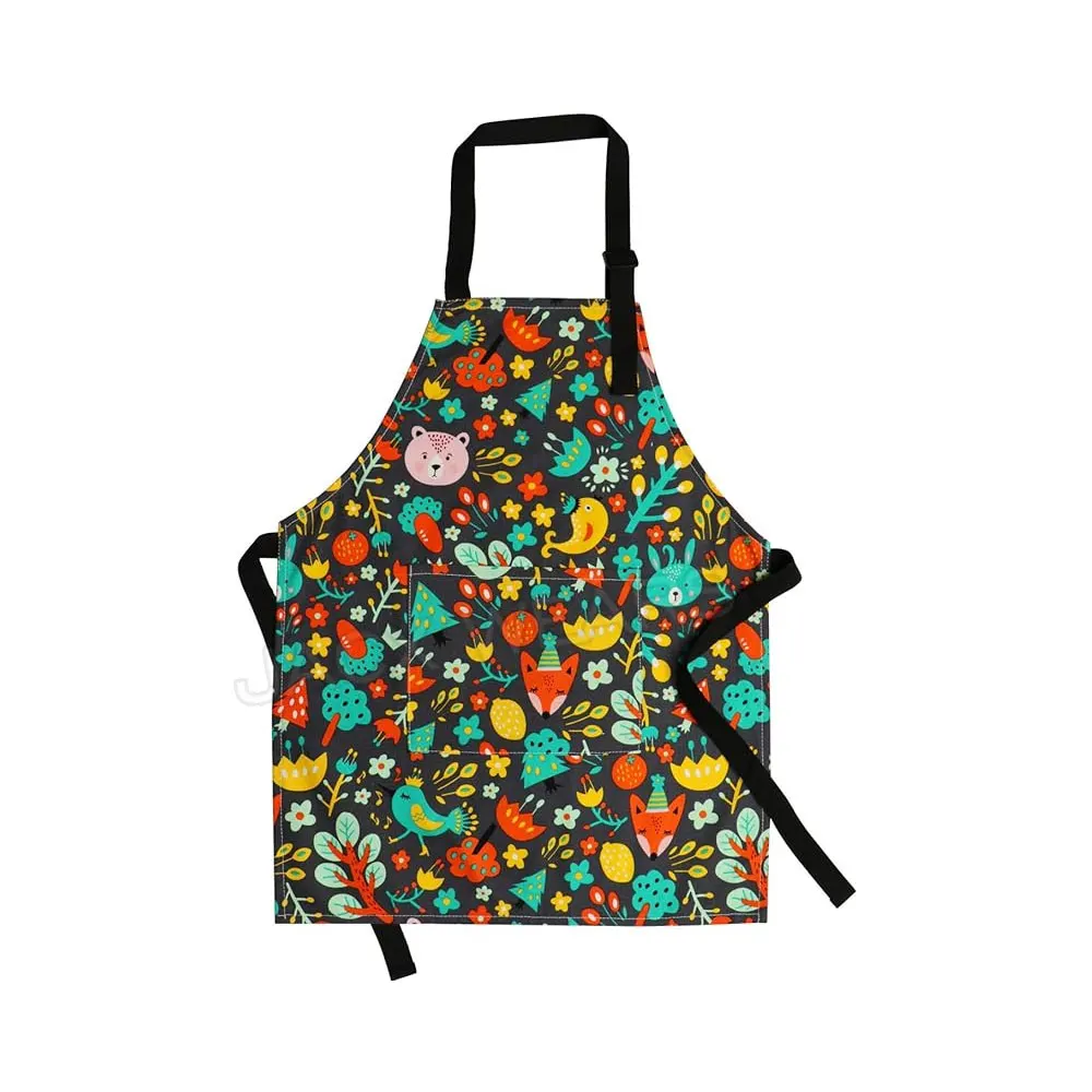 Factory Direct 100% Cotton Kitchen Apron New Arrival Hot Sale Kitchen Apron for Online Sale