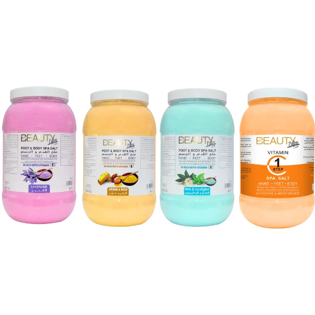 Professional Foot and Body Spa Salt for Salon and Home Use-New Item Premium Bath Salt Fine
