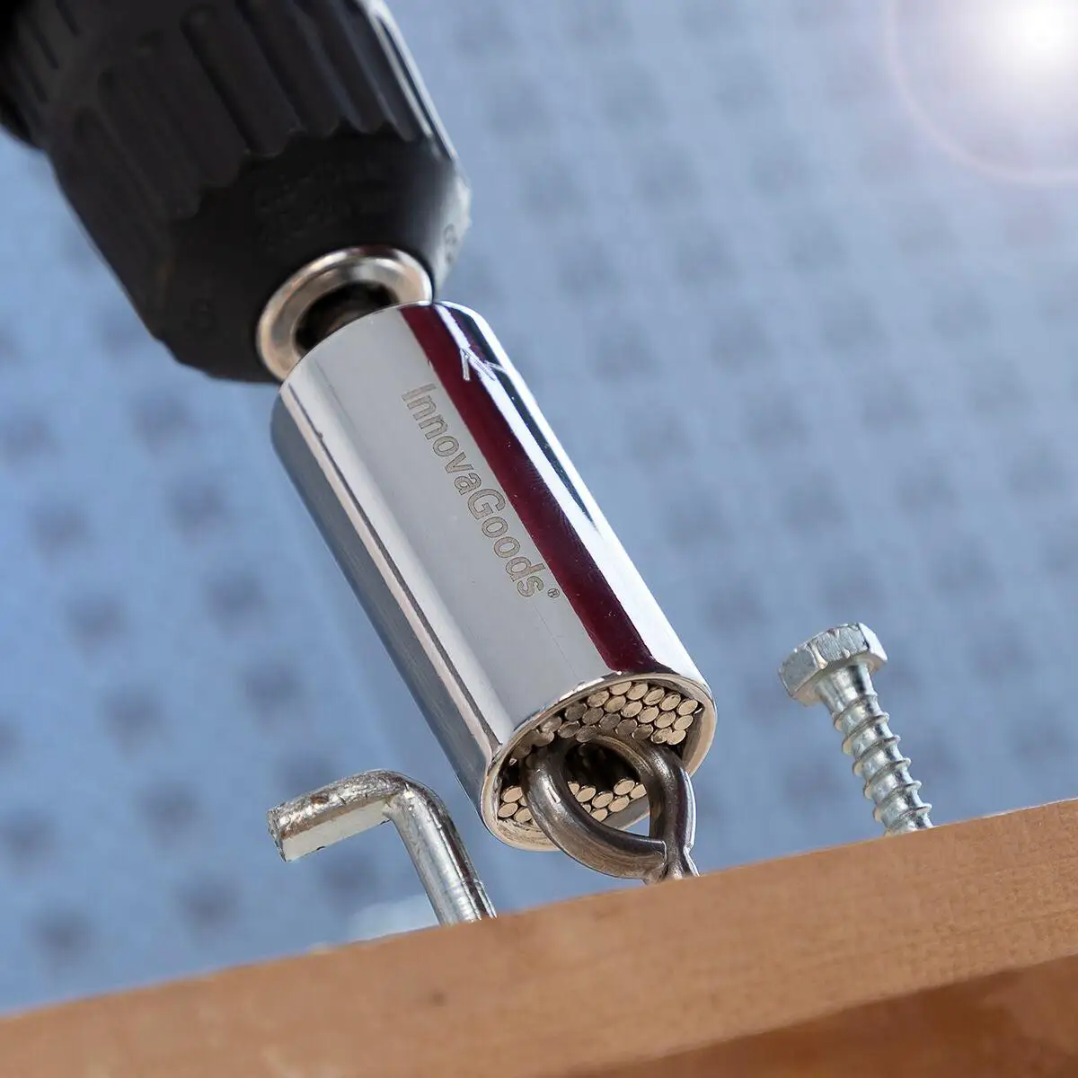 InnovaGoods Universal Socket Wrench with Uniscrew Accessories