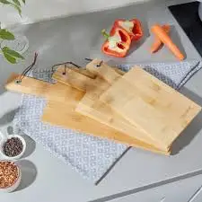 Direct factory wholesale Bamboo cutting board for kitchen customization OEM/ ODM CNC cutting for Meat, Veggies Serving Board