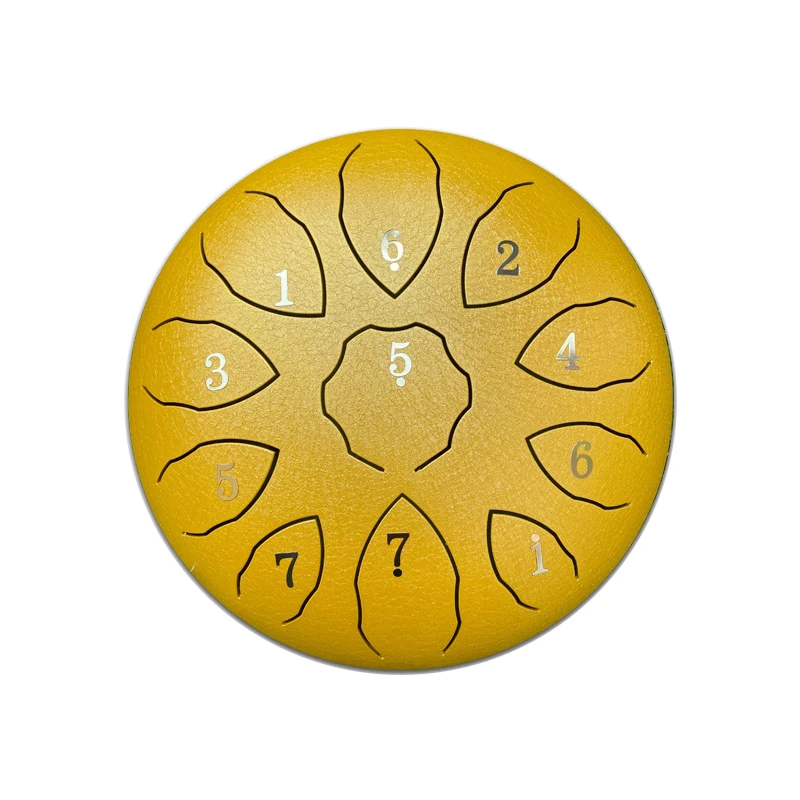 8 inch 11note Steel Tongue drum percussion-instrument Handpan with carrying and mallets