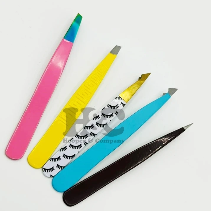 Профессиональный пинцет для бровей из нержавеющей стали выщипывания волос