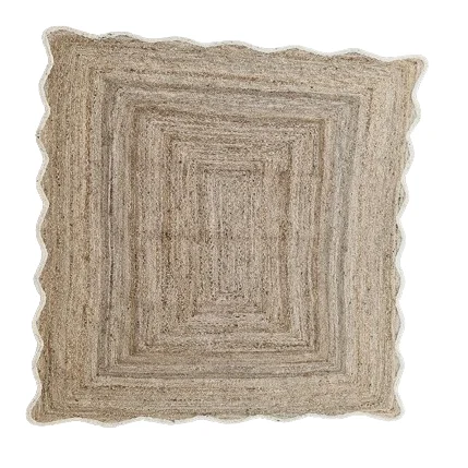 100% Hemp Jute Woven Rugs Hemp Braided Rugs Jute Rugs Carpets With Unique Design In Brown Color From Bulk Supplier