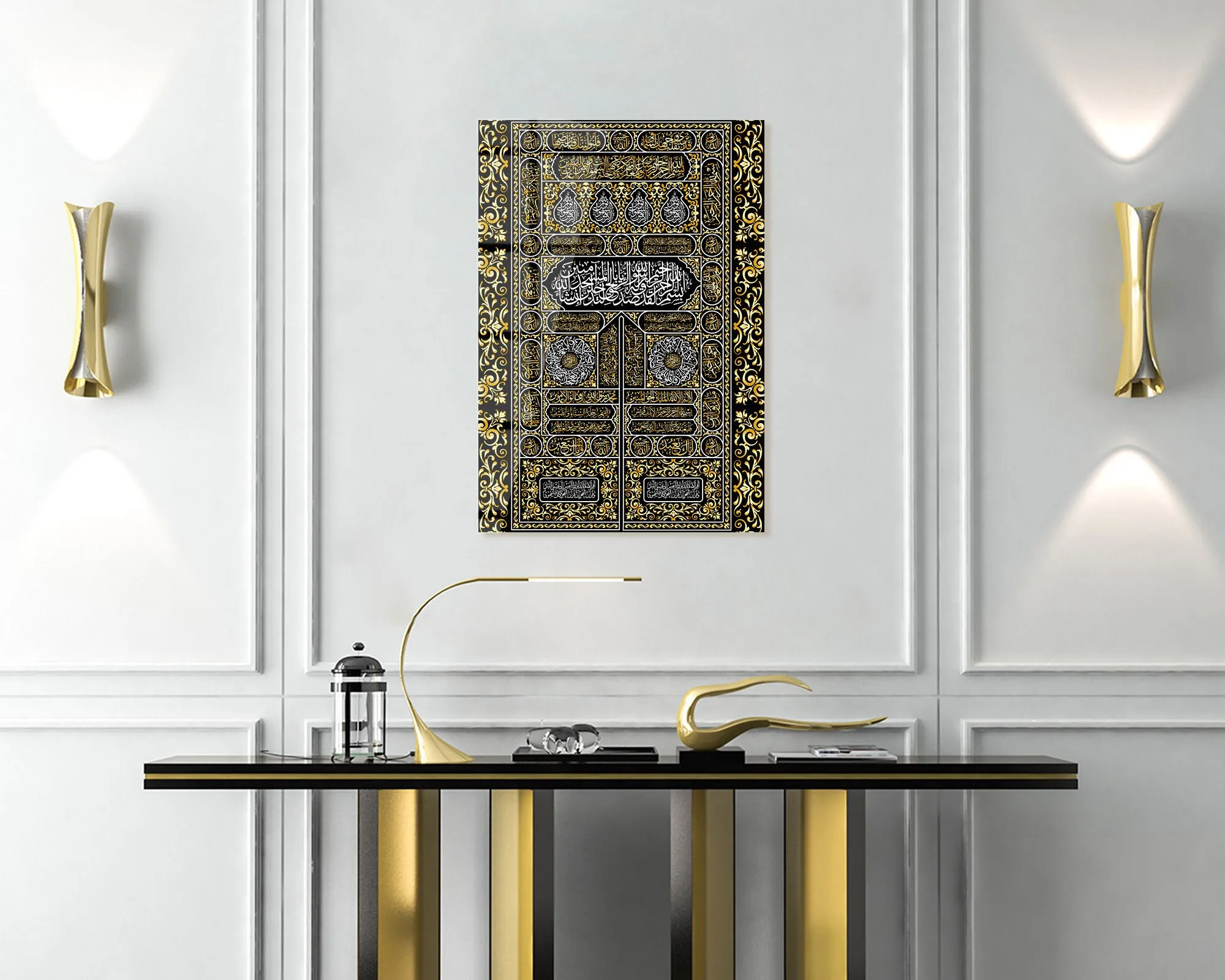 Tempered Glass Islamic Wall Art Islamic Home Decor Muslim Eid Gifts Ramadan Decoration Arabic Art For Home