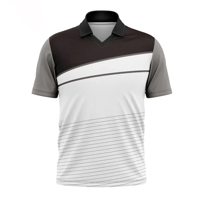 New Model Design Custom Cricket Jerseys Black Tennis Shirt with Numbers Full Hand Team Manufacturer Cricket Uniforms