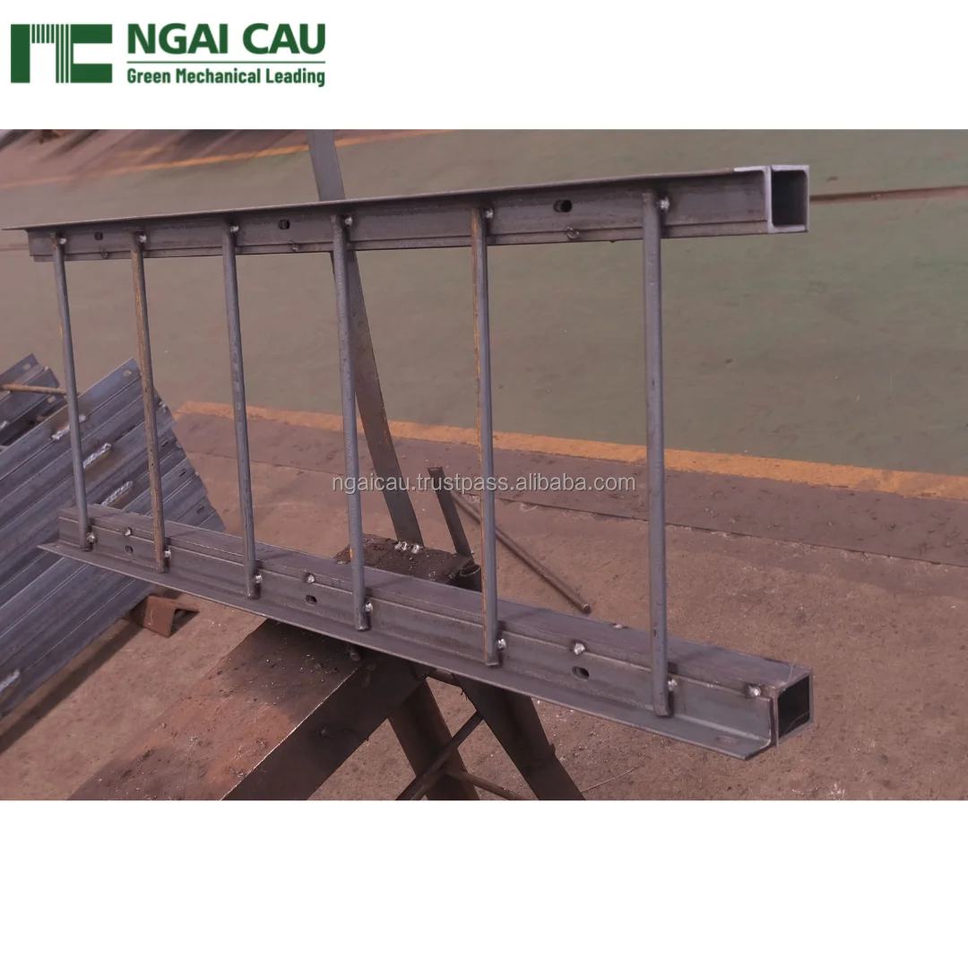 From Viet Nam: Adjustable Structure Ladder By Cladded Zinc Dedicated Steel Building Steel Structure