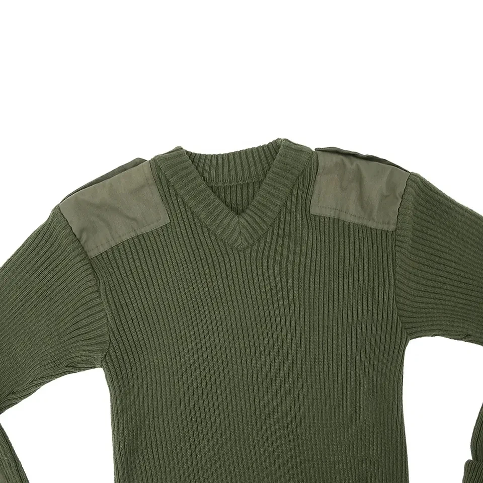 Fashion Plain Knit Sweater Men Big Size Drop Shoulder V Neck Winter Sweaters For Men Breathable New Design 2023